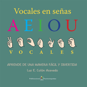 vocales en señas portada