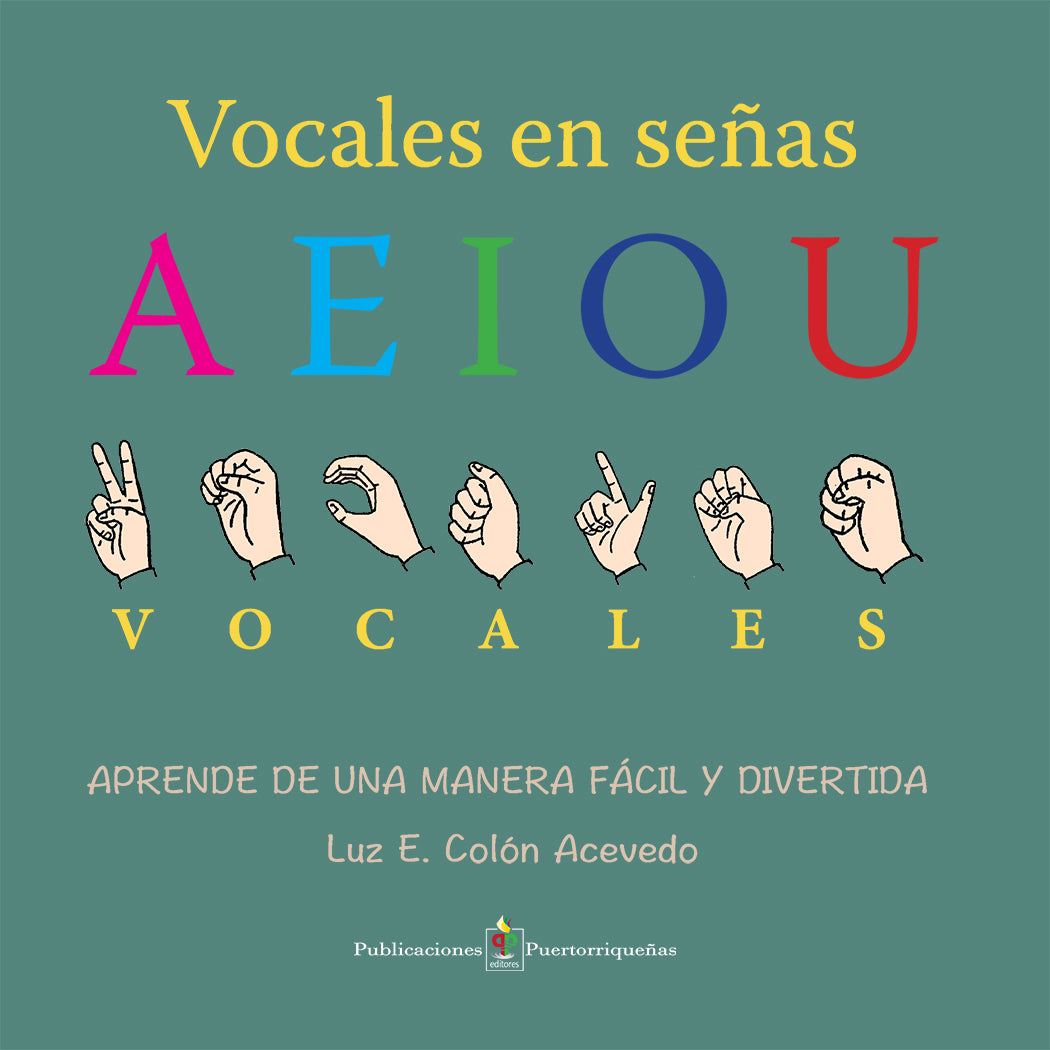 vocales en señas portada